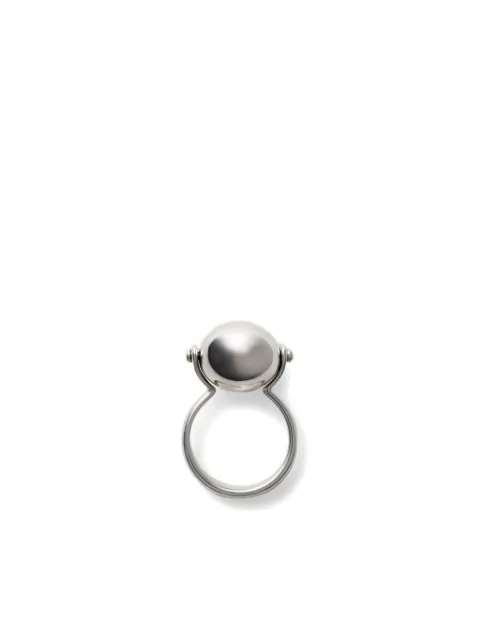 Annika Inez small Ellipse sphere-design ring
