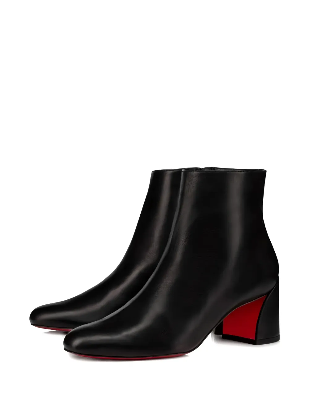 Christian Louboutin 55mm block-heel leather boots | Ankle Boots | Image 2