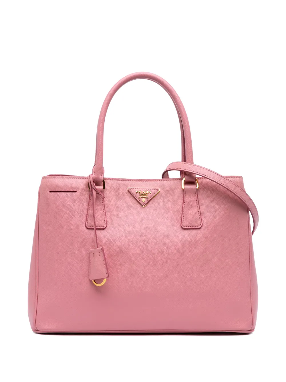 Prada Pre-Owned 2000-2025 Medium Saffiano Lux Galleria satchel - ピンク Prada Pre-Owned 2000-2025 Medium Saffiano Lux Galleria satchel - ピンク
