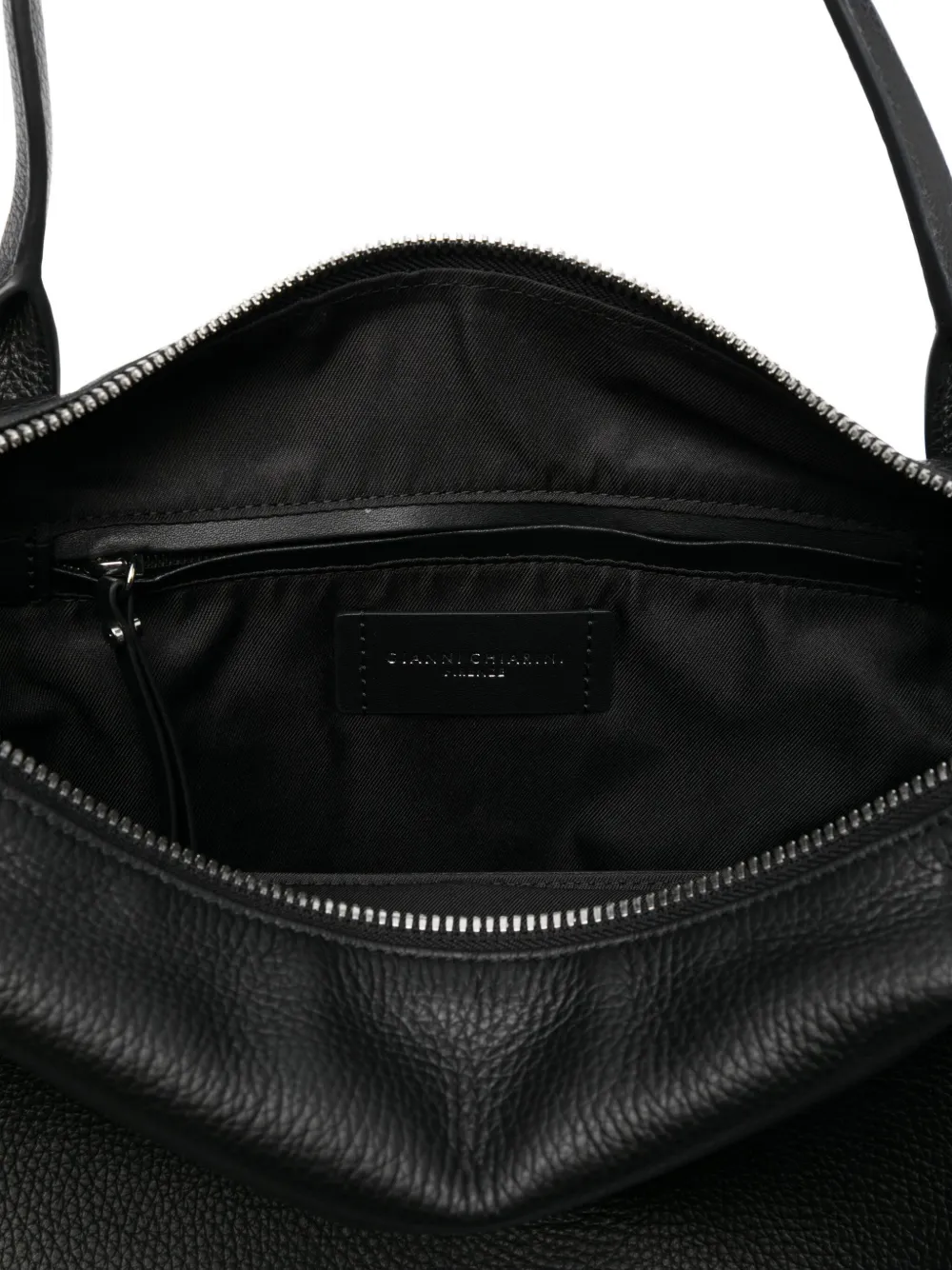 GIANNI CHIARINI Virginia shopper van bewerkt leer Zwart