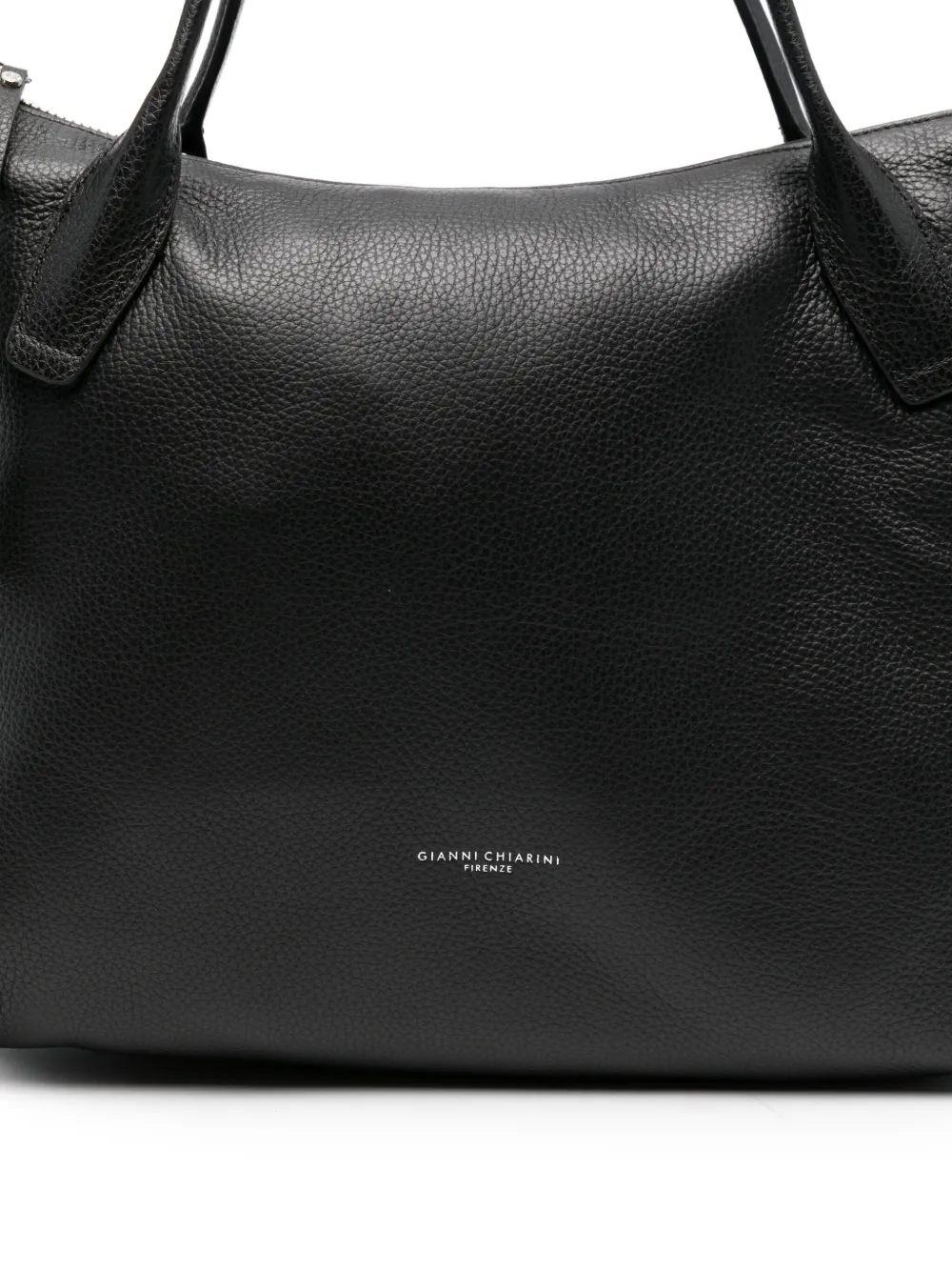GIANNI CHIARINI Virginia shopper van bewerkt leer Zwart