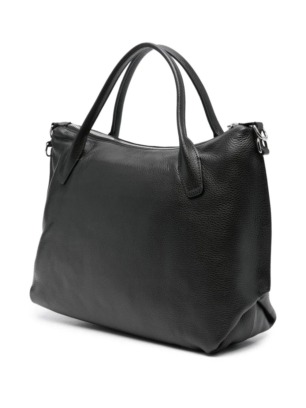 GIANNI CHIARINI Virginia shopper van bewerkt leer Zwart