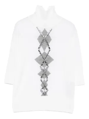 Tシャツ・カットソー ERMANNO SCERVINO Women Tops D462L762IDY95708 BLACK Ermanno Scervino Tops for Women Online – Farfetch