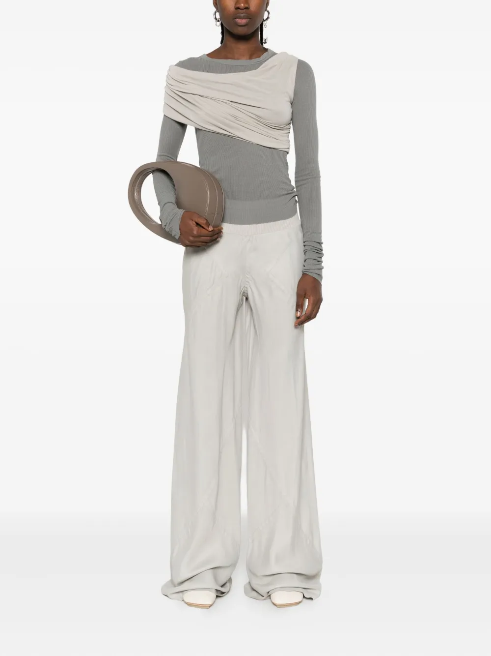 Rick Owens round-neck T-shirt Grijs