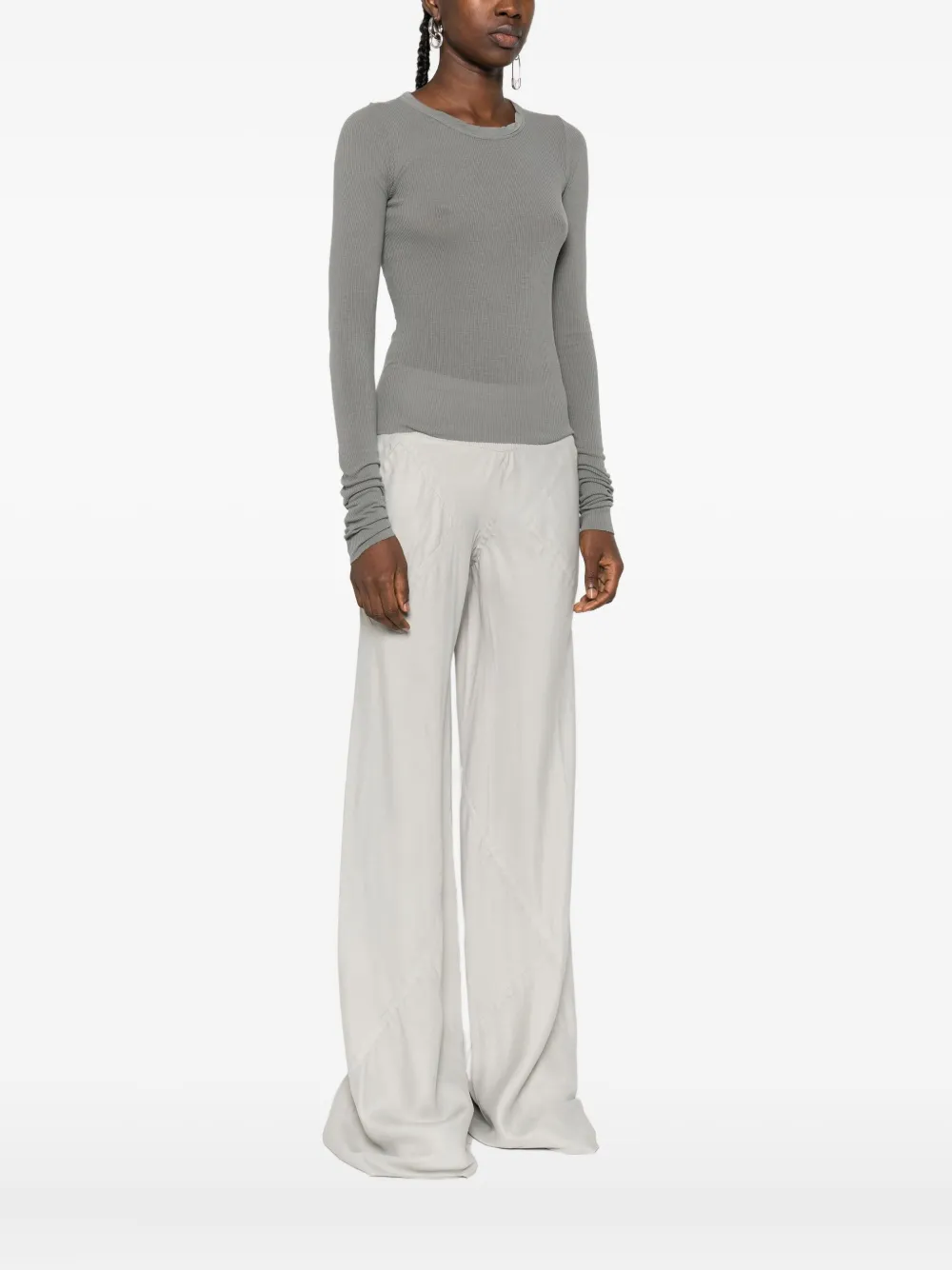 Rick Owens round-neck T-shirt Grijs