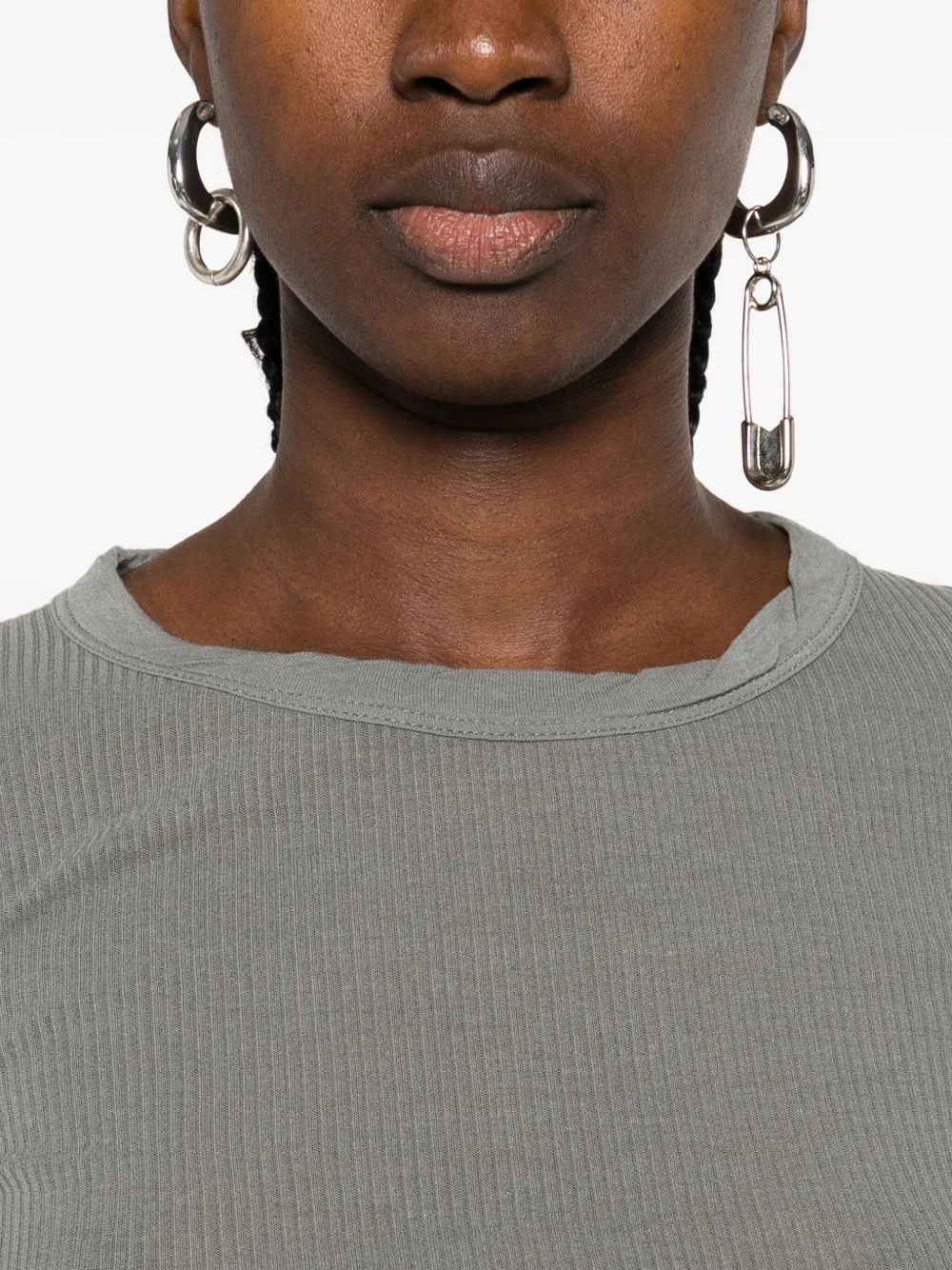 Rick Owens round-neck T-shirt Grijs