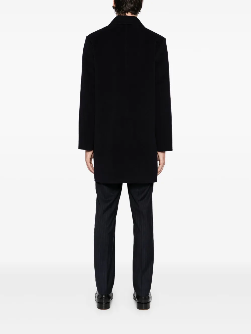 Ps By Paul Smith Double-face Coat In Black