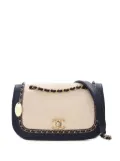 CHANEL Pre-Owned 2019 Lambskin and Caviar Lovely Chains Flap crossbody bag - Blue