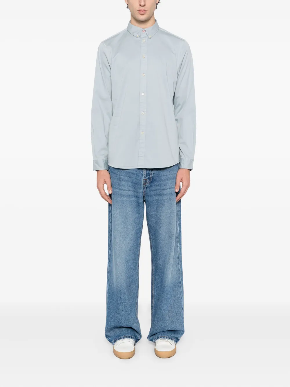 PS Paul Smith LS overhemd - Blauw