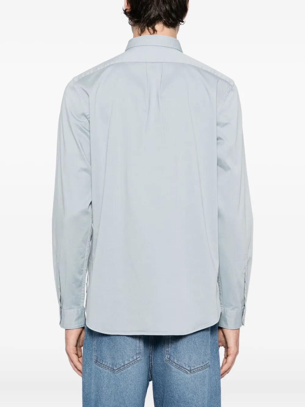 Ps By Paul Smith Ls Shirt In Blue