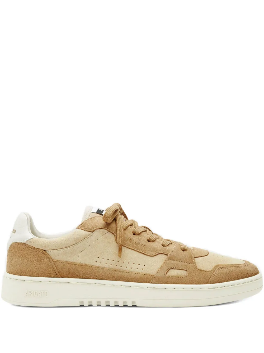 Axel Arigato Dice Lo suede-leather panelled sneakers Neutrals