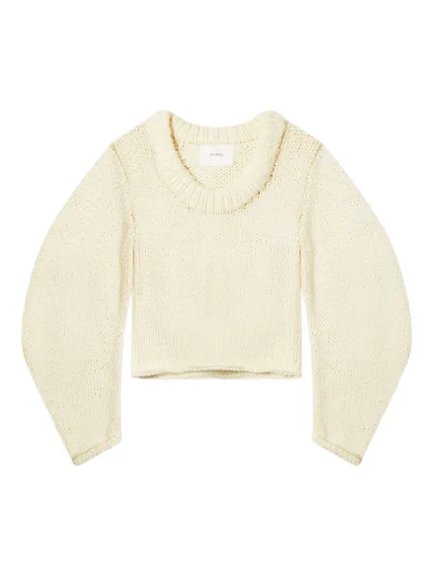 Axel Arigato balloon-sleeve round-neck sweater