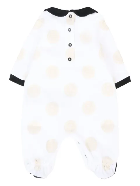Balmain Kids logo-print bodysuit set