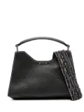 GIANNI CHIARINI maxi Aurora grained leather tote bag - Black