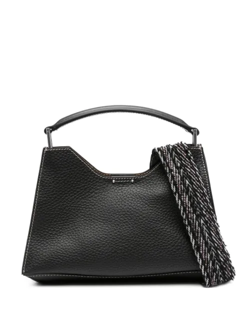 GIANNI CHIARINI maxi Aurora grained leather tote bag