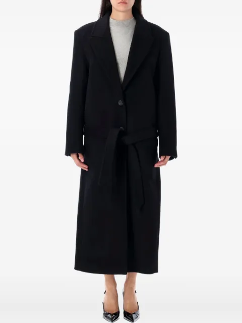 The Attico wool-blend belted coat