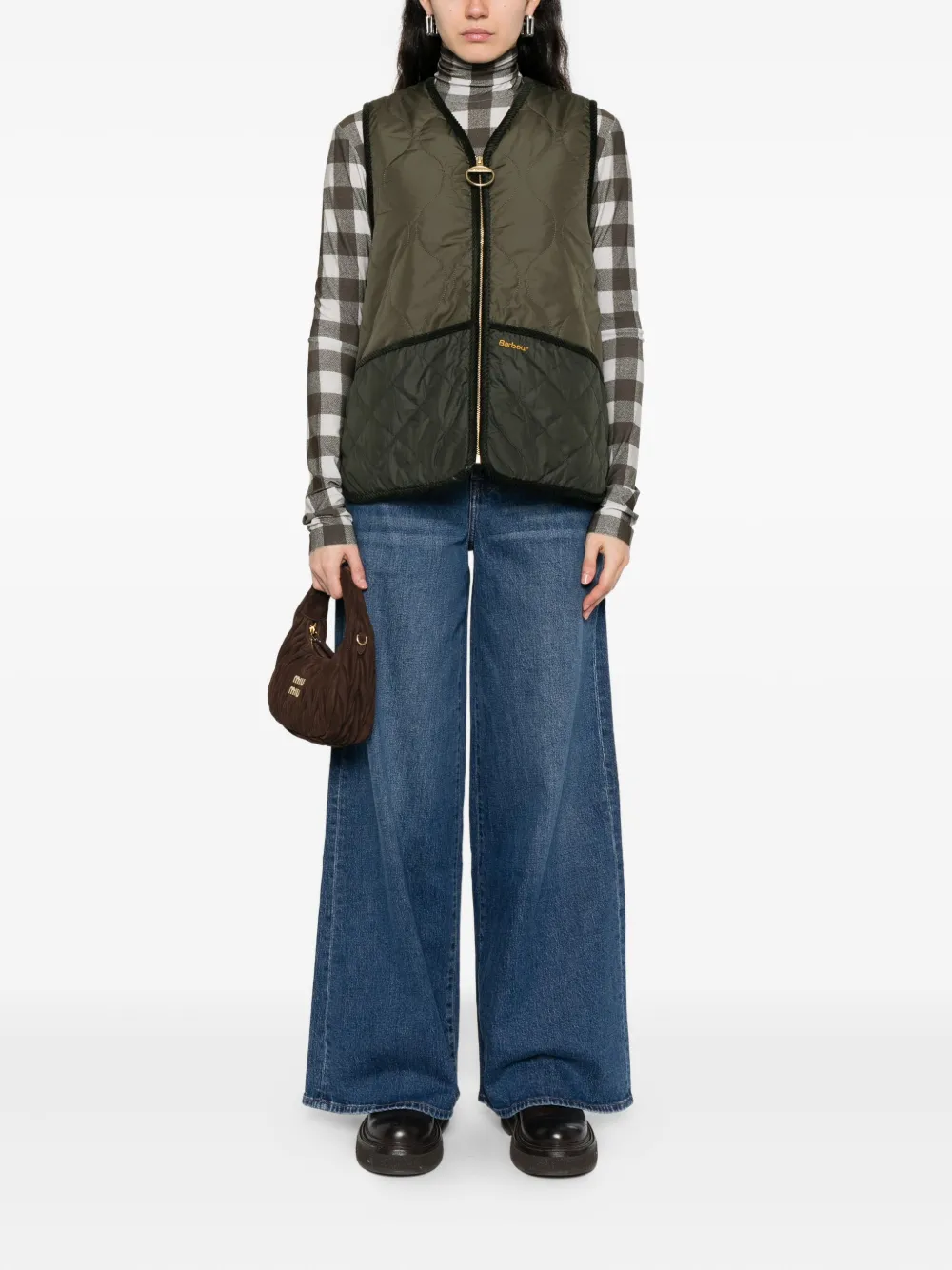 7 For All Mankind high-waisted jeans Blauw