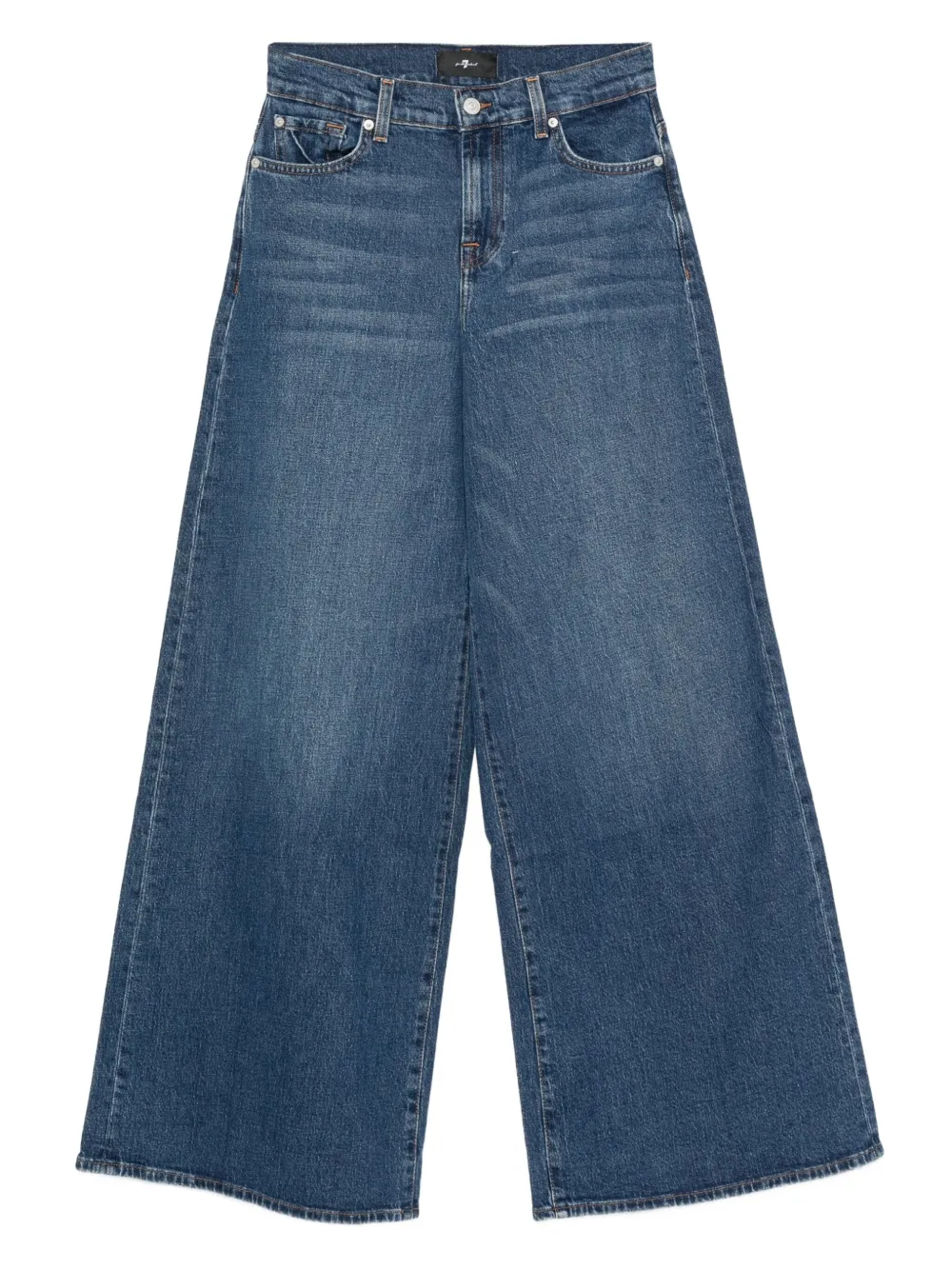 7 For All Mankind High-waist jeans Blauw