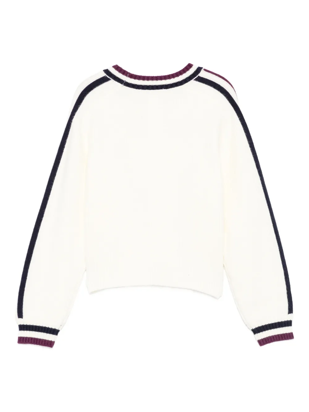 TWINSET Kids Trui met geribbelde afwerking Beige