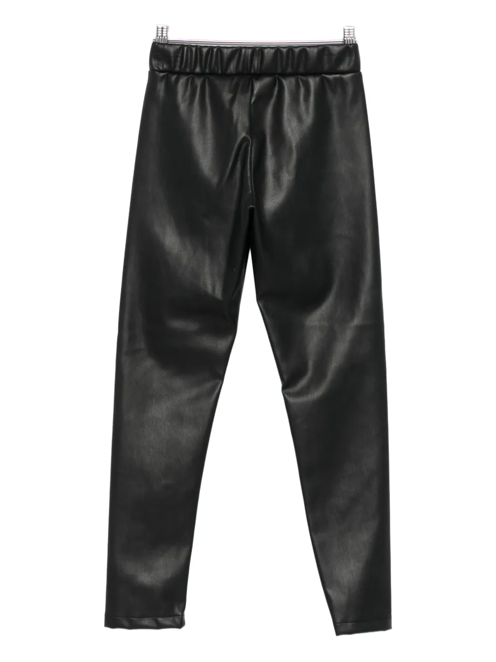 MSGM Kids Broek met elastische tailleband Zwart