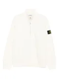 Stone Island half-zip logo-patch sweatshirt - Neutrals