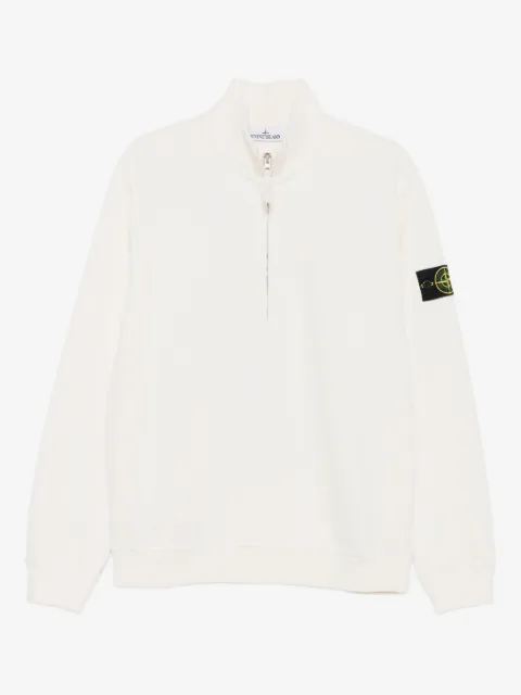 Stone Island sudadera con parche del logo