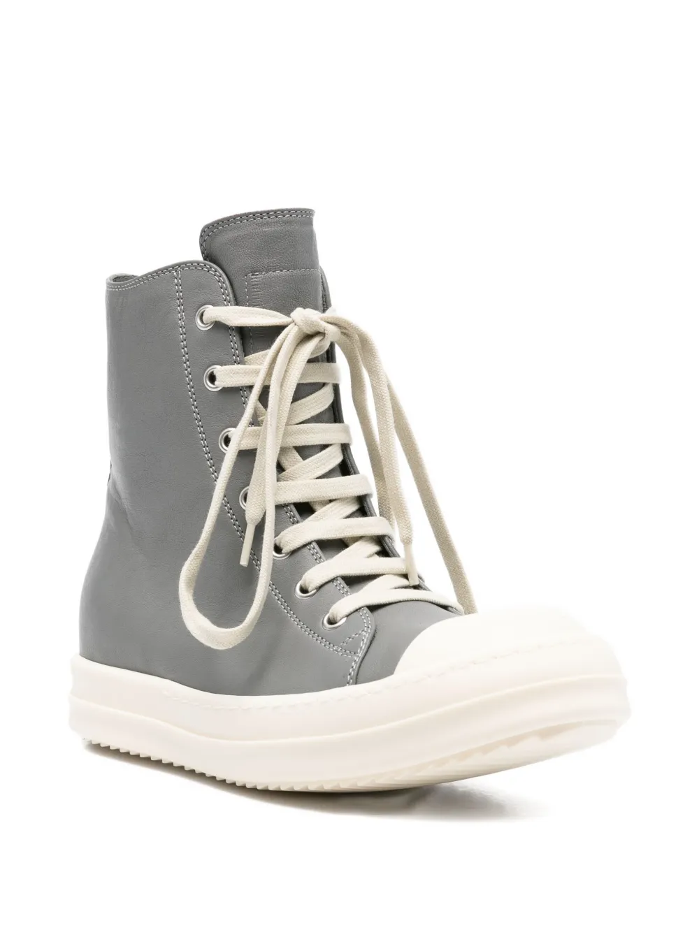 Rick Owens Hollywood leather sneakers - Grijs