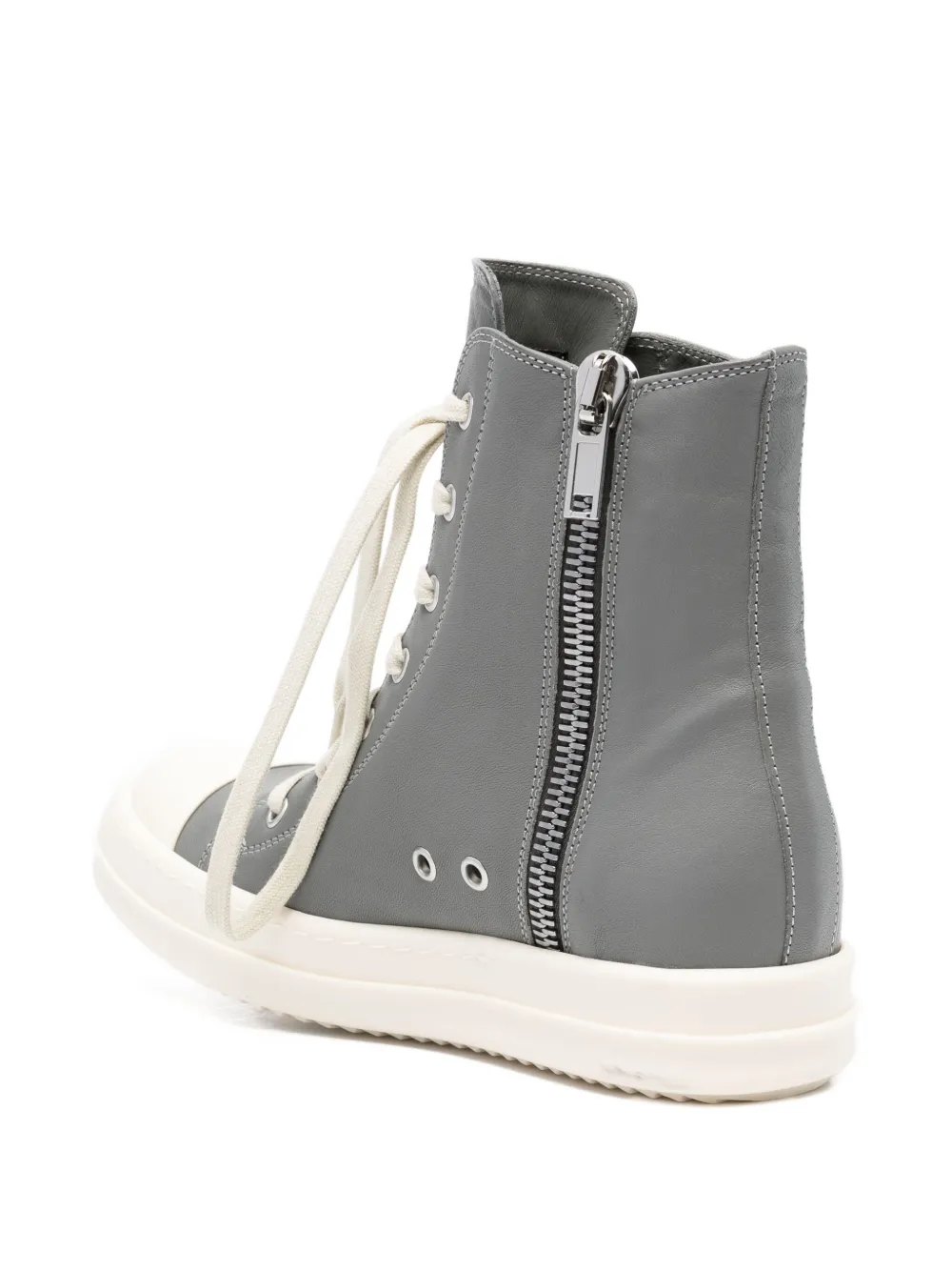 Rick Owens Hollywood leather sneakers Grey