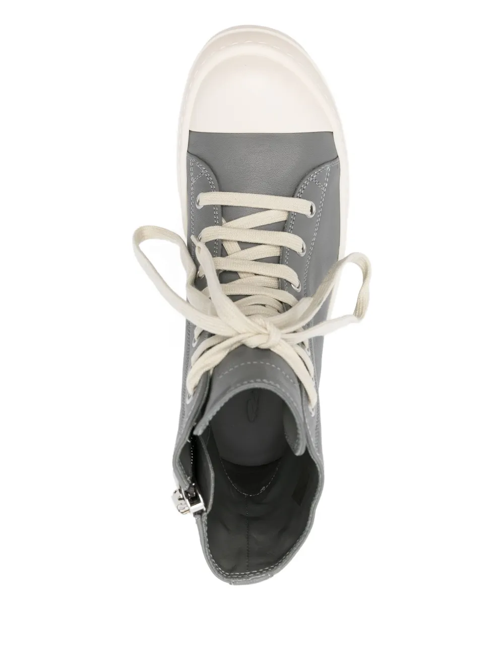 Rick Owens Hollywood leather sneakers Grey