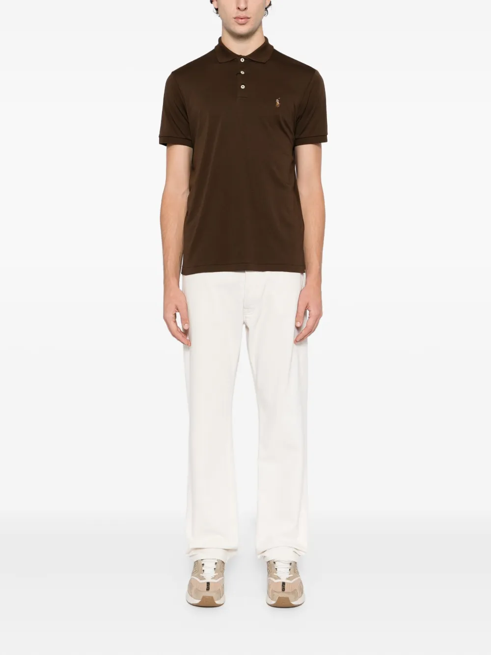 Polo Ralph Lauren embroidered-logo cotton polo shirt | Image 2