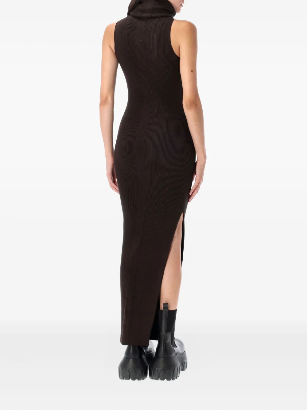 Rick Owens sleeveless maxi dress - Bruin