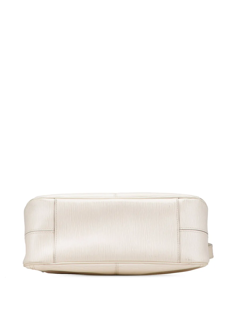 Pre-owned Louis Vuitton 2003-2007 Epi Turenne Pm Shoulder Bag In White
