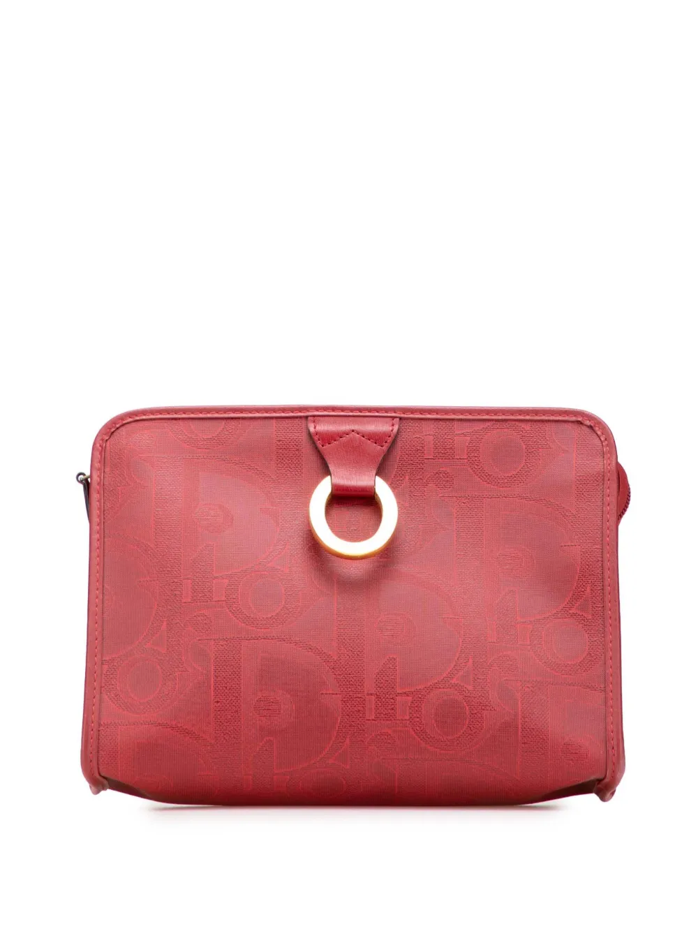 20th Century Diorissimo Trotter Coated Canvas clutch bag