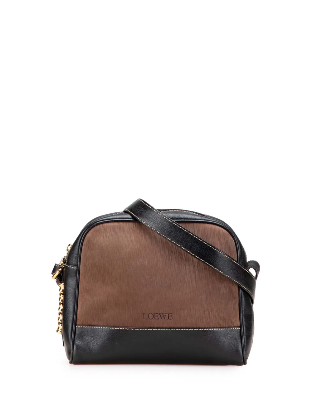 Loewe Pre-Owned 2000-2025 Velazquez Twist レザーショルダーバッグ - ブラック Loewe Pre-Owned 2000-2025 Velazquez Twist レザーショルダーバッグ - ブラック