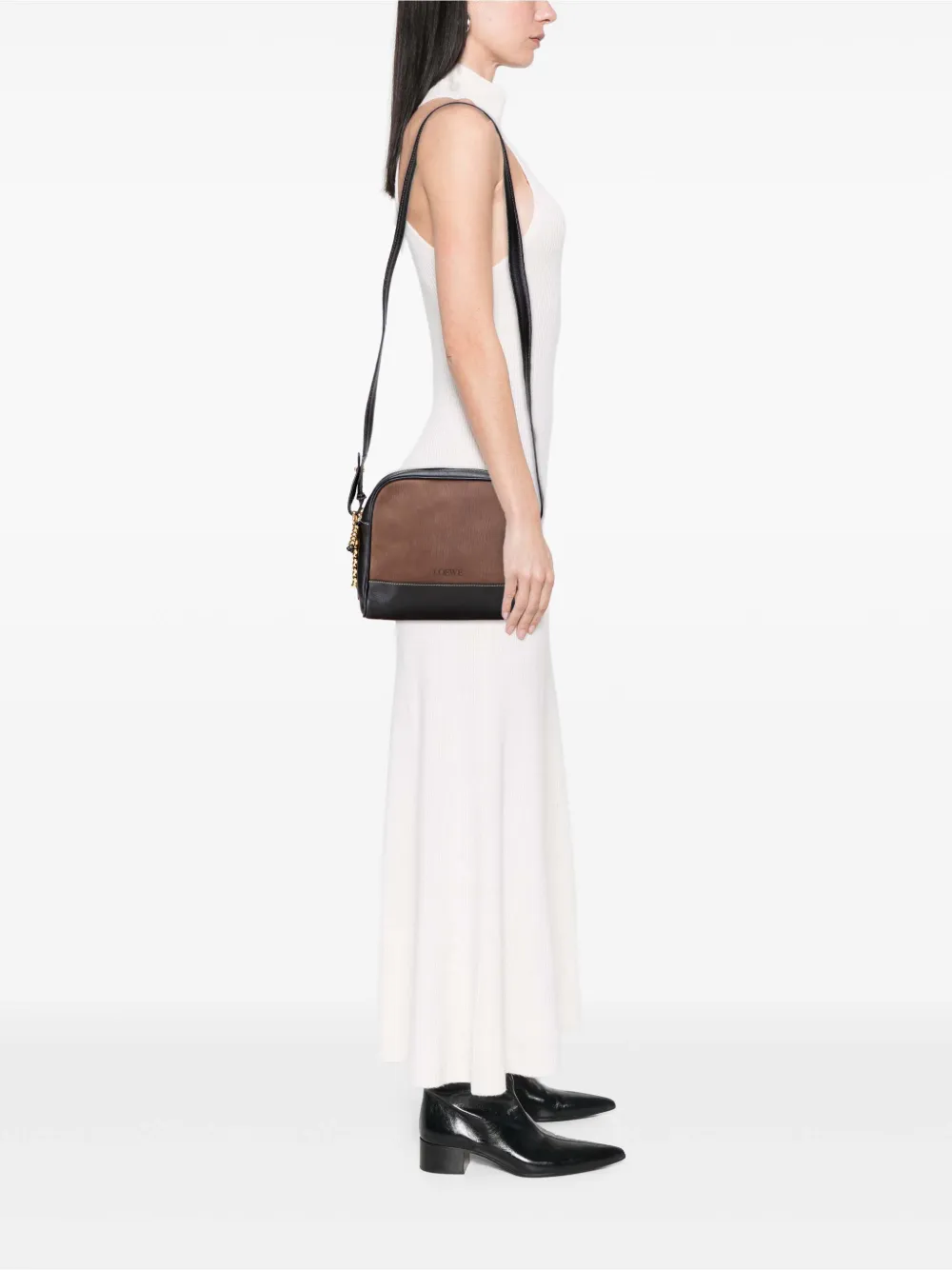 Loewe Pre-Owned 2000-2025 Leather Velazquez Twist crossbody bag | Pre-Owned | Image 2