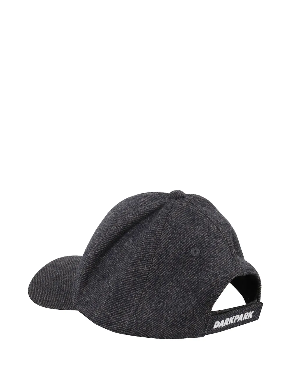 DARKPARK logo-embroidered flat-peak cap - Grijs