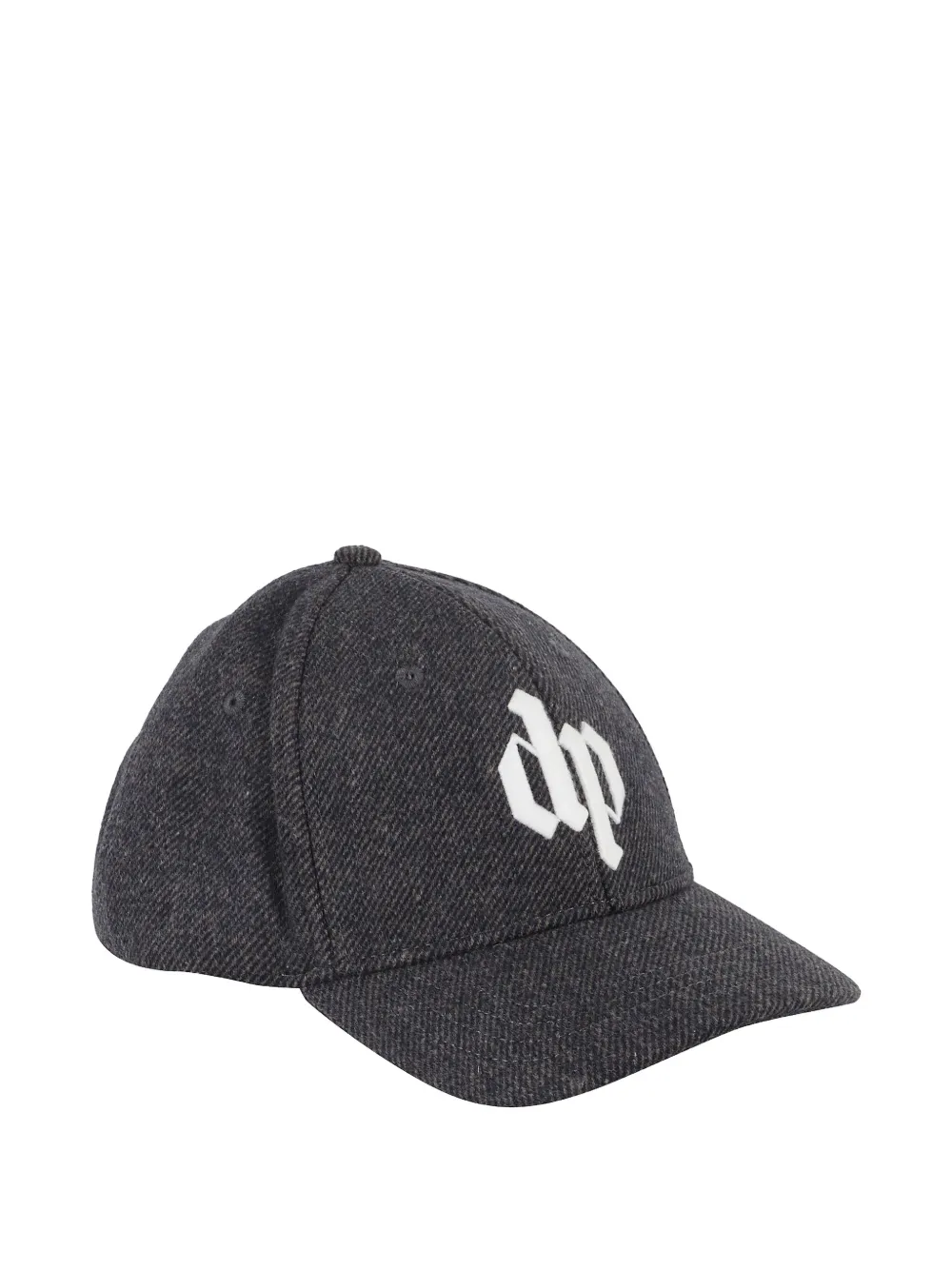 DARKPARK logo-embroidered flat-peak cap Grijs