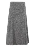 Seventy textured A-line skirt - Grey