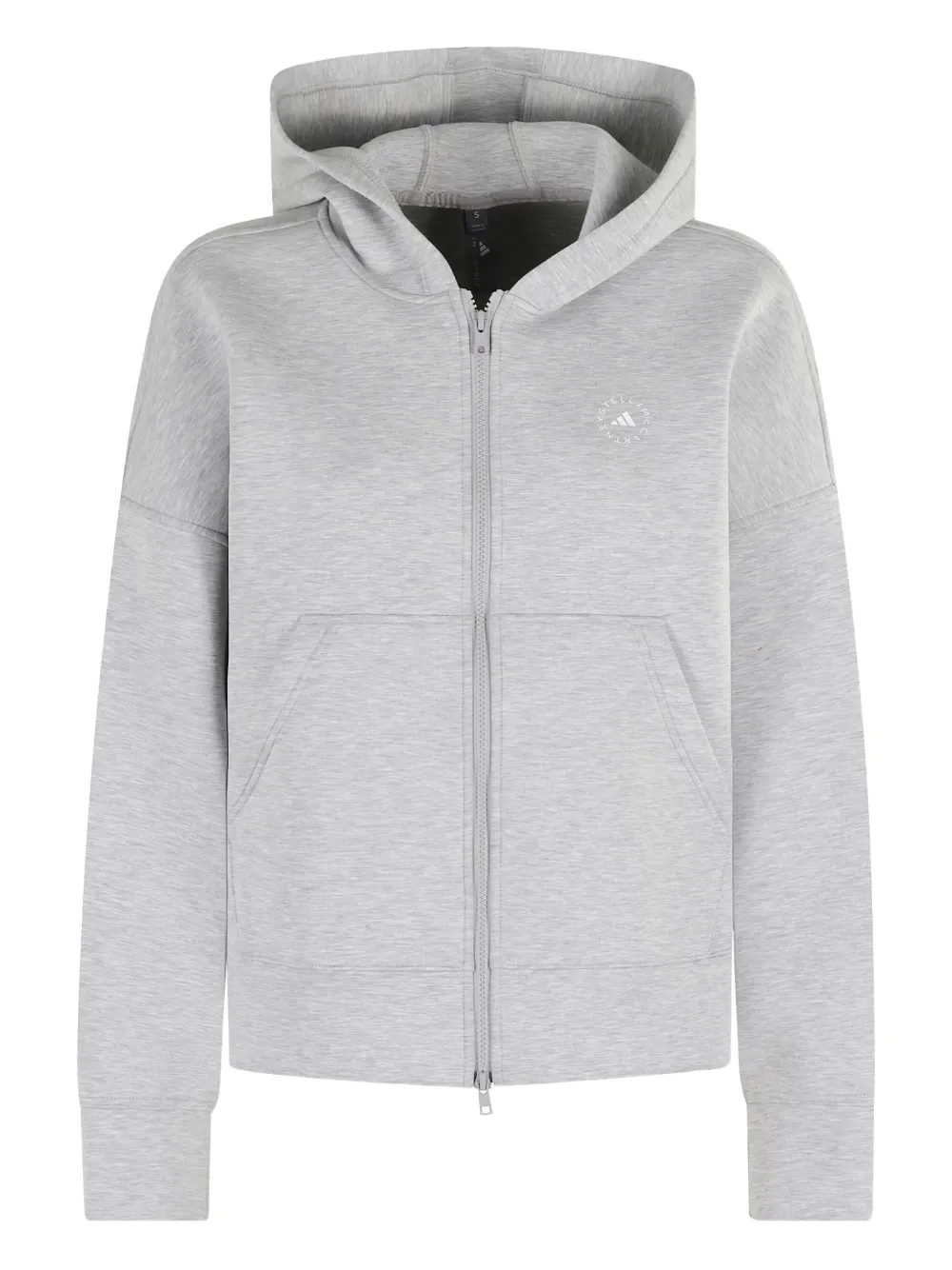 Adidas by Stella McCartney hooded zip-up jacket GREY