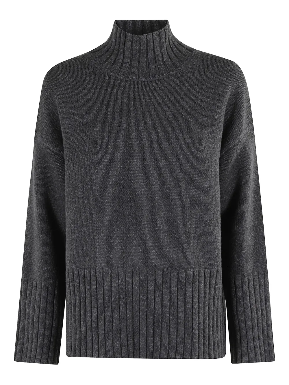 Barbour turtleneck ribbed jumper Grijs