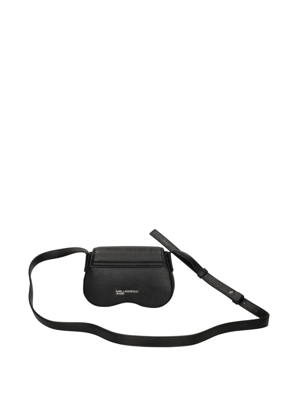 Karl Lagerfeld Jeans Crossbodytas met K-logo en omslag Zwart