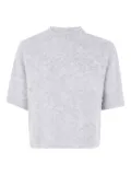 Antonelli high-neck alpaca sweater - Grey