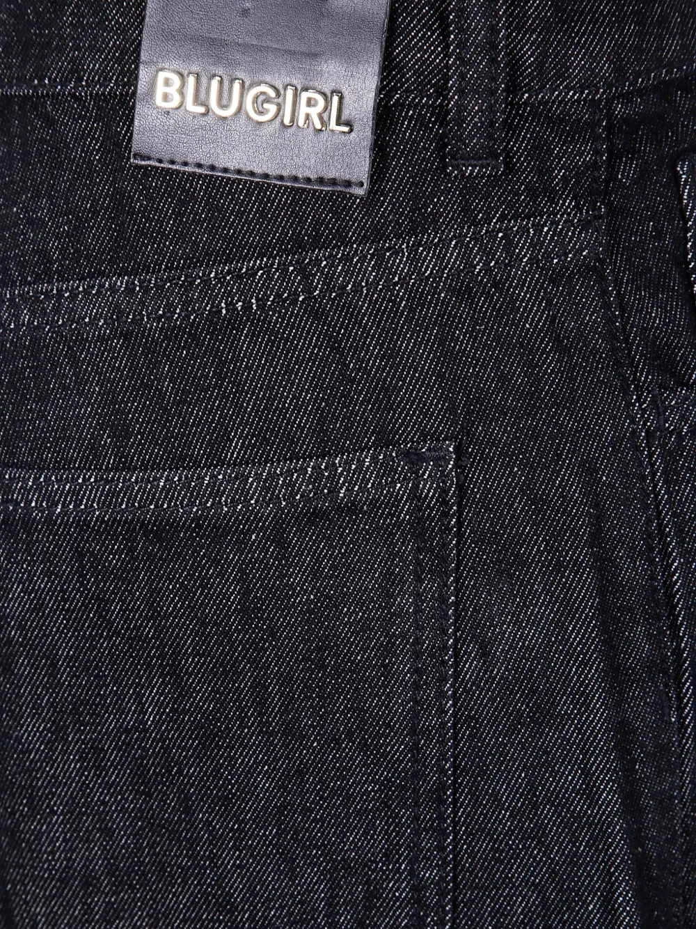 Blugirl Jeans met wijde pijpen Zwart