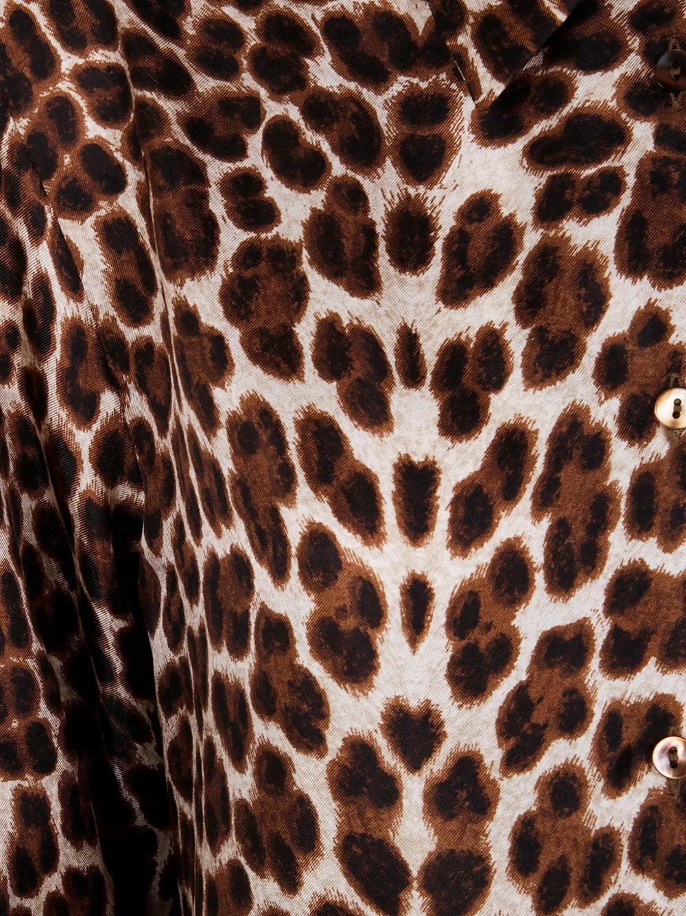 P.A.R.O.S.H. Blouse met luipaardprint Bruin