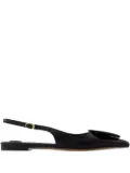 Jacquemus The Duelo flat slingback pumps - Black