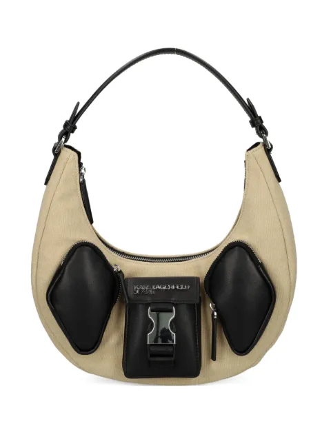 Karl Lagerfeld Jeans small crescent pocket shoulder bag