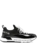 Versace Jeans Couture mesh-panel lace-up sneakers - Black