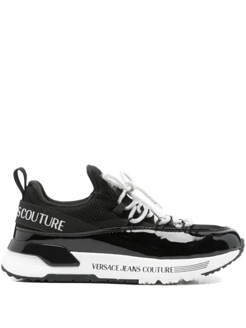 Versace Jeans Couture mesh-panel lace-up sneakers 
