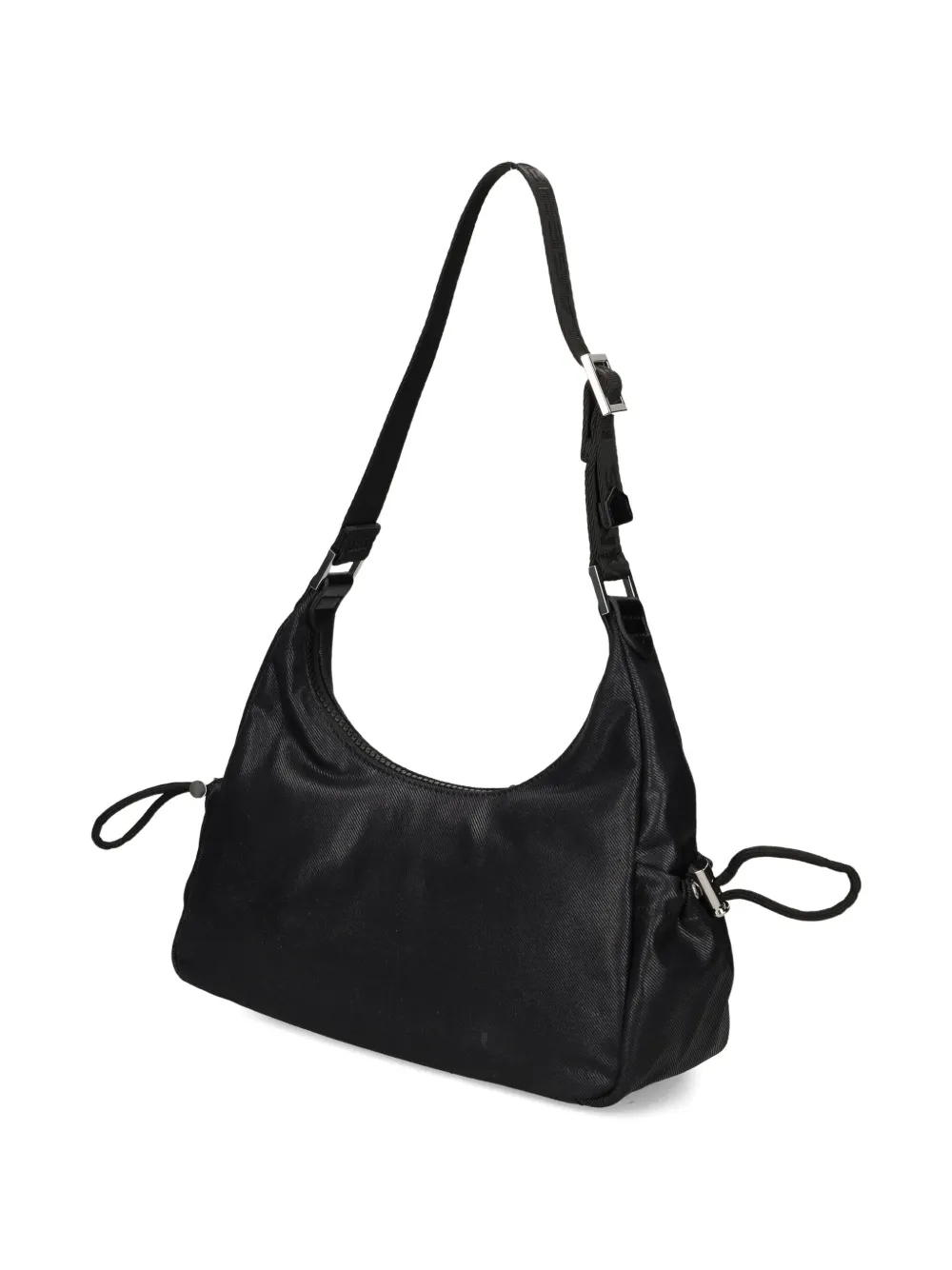 Karl Lagerfeld Jeans small utility coated denim shoulder bag - Zwart
