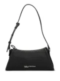 Karl Lagerfeld Jeans zip-detail curved shoulder bag - Black